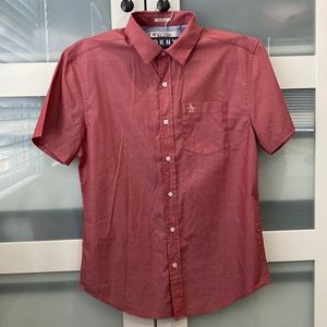 Original Penguin short sleeve shirt, Men’s, Red, Small Classic fit